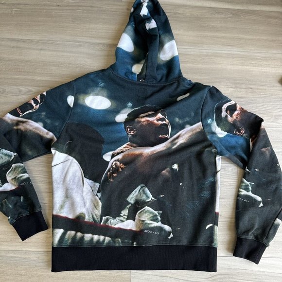 Men Akoo x ali 100% AUTHENTIC sz Medium Pullover Hoodie Sweater Multicolor Men’s - Picture 8 of 10